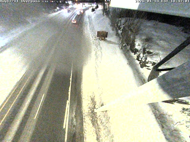 Highway 17 at Highway 11 Overpass