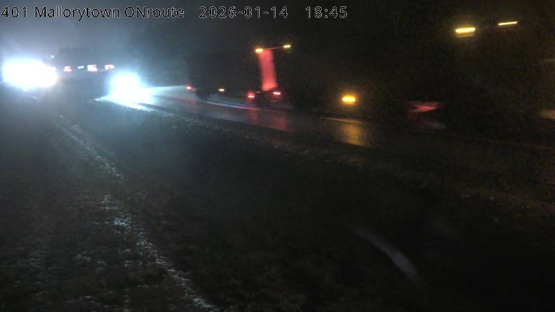 Highway 401 near Mallory Town ONroute