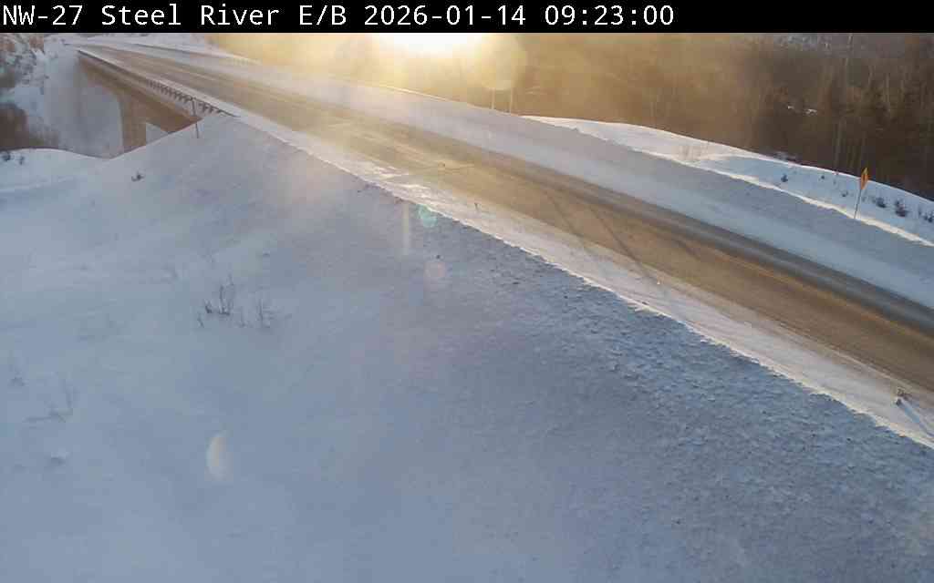 Highway 17 near Steel River