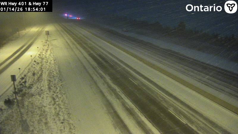 Highway 401 at Highway 77