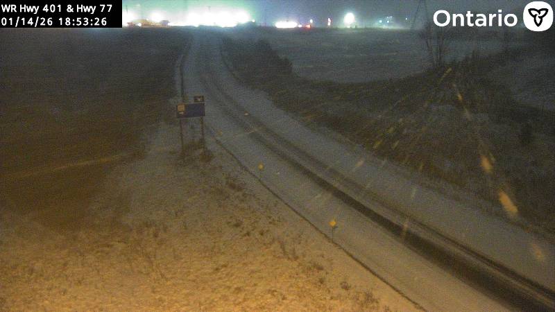 Highway 401 at Highway 77