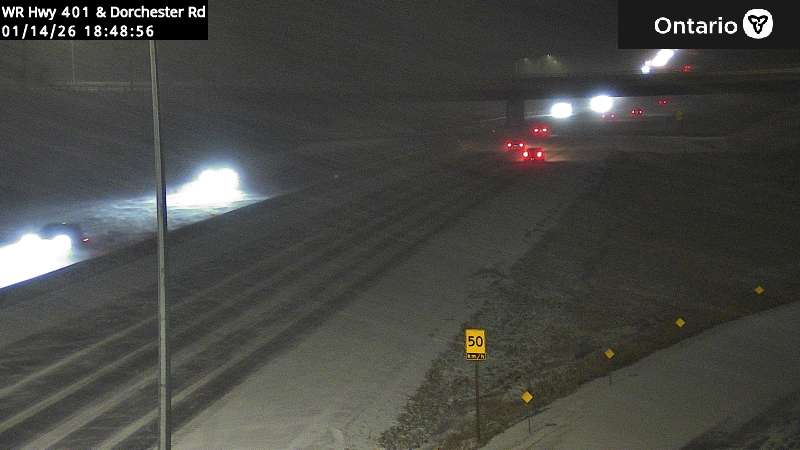 Highway 401 at Dorchester Road
