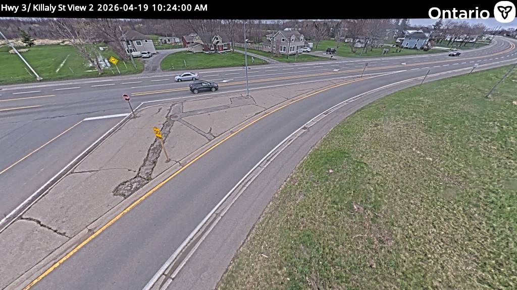 Highway 3 at Killaly Street — Looking East
