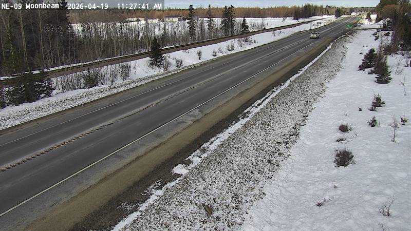 Highway 11 near Ski Hill Road — Looking West