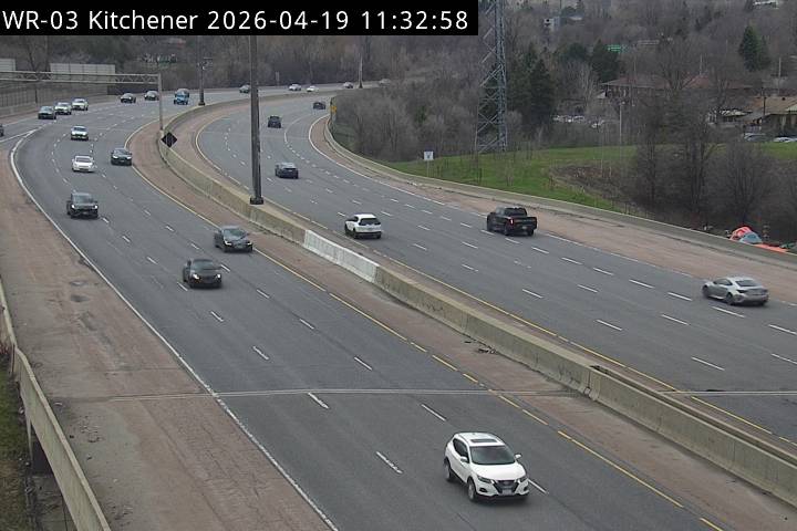 Highway 8 at Highway 7 — Looking North