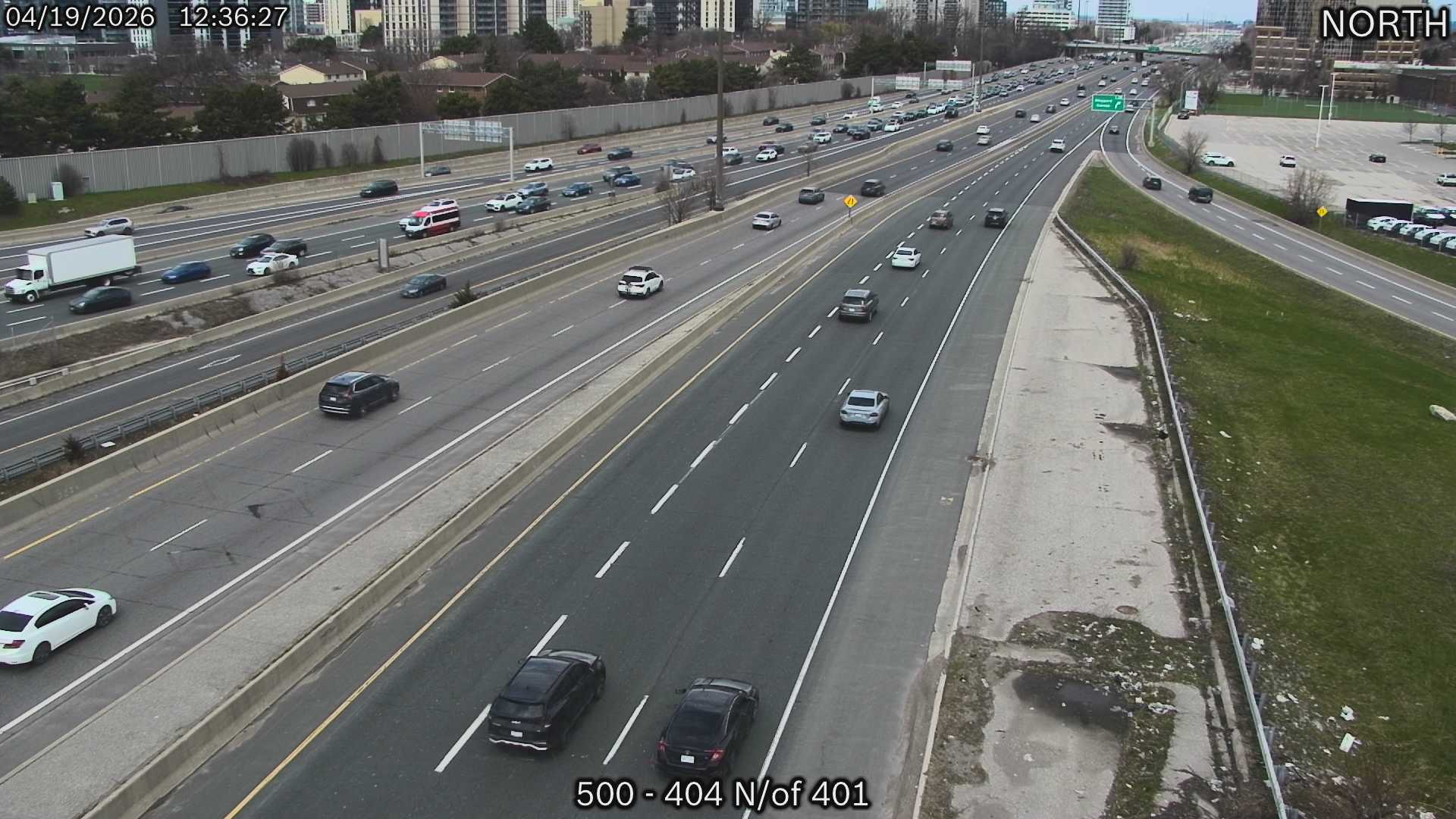 Highway 404 North of Highway 401
