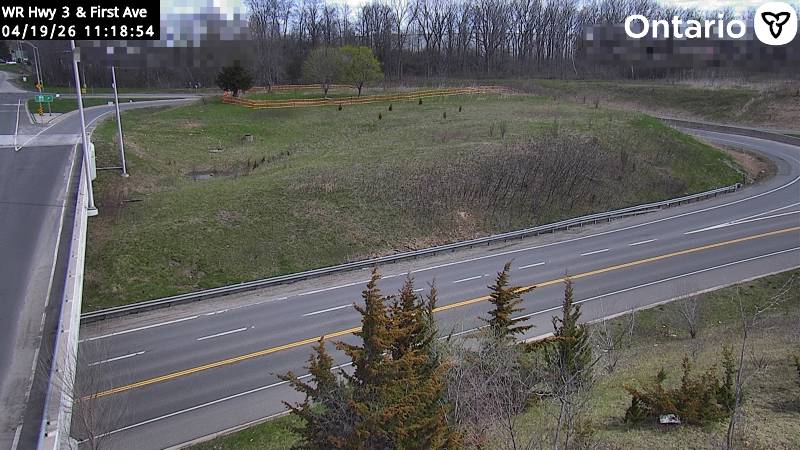 Highway 3 at First Avenue — Looking North