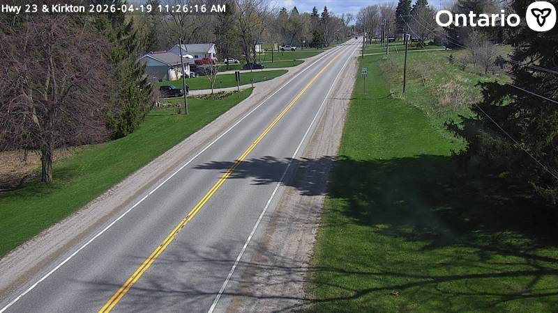 Highway 23 South of Perth Line 8 — Looking South