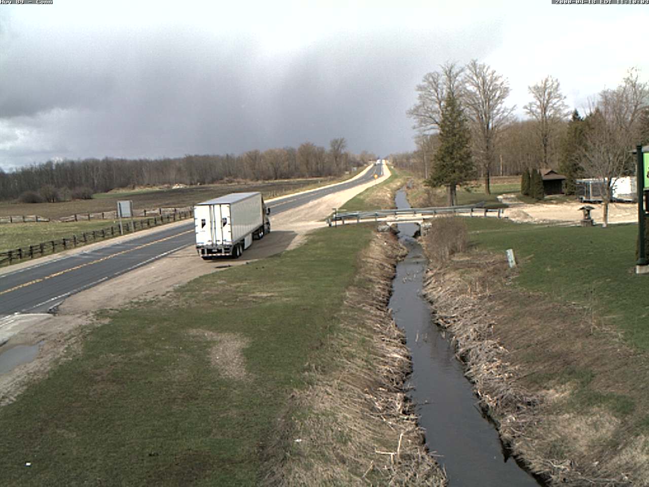 Highway 89 at Grey Road 14 — Looking West