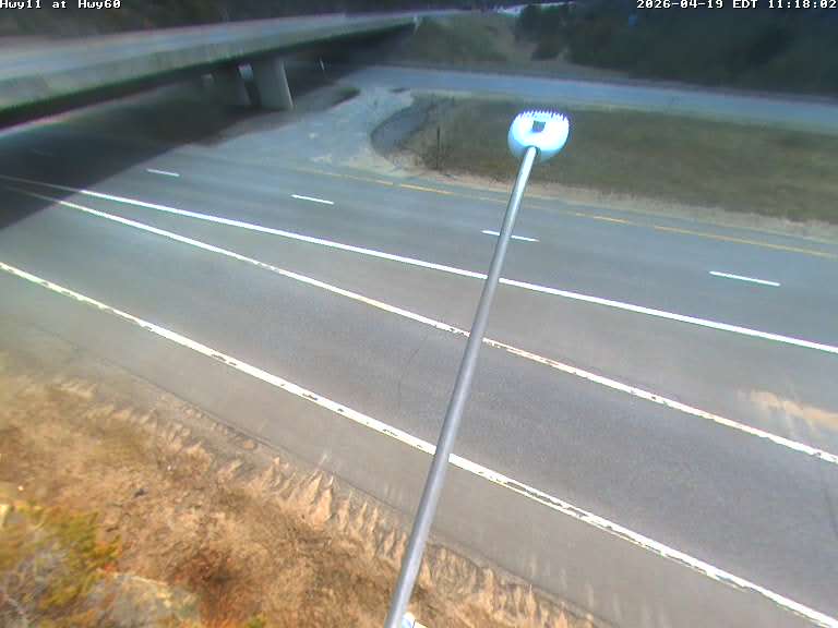 Highway 11 at Highway 60 — Looking Down