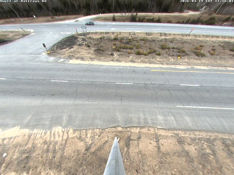 Highway 11 at Rattrays Road — Looking Down