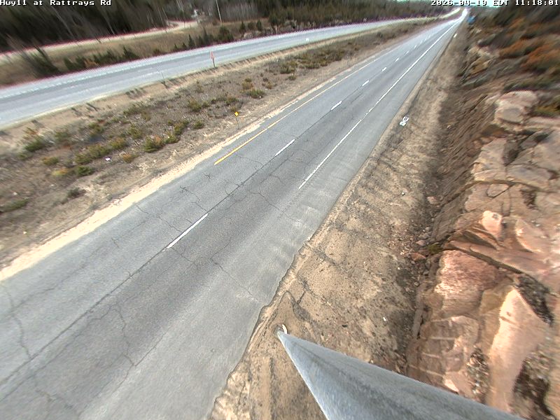 Highway 11 at Rattrays Road — Looking North
