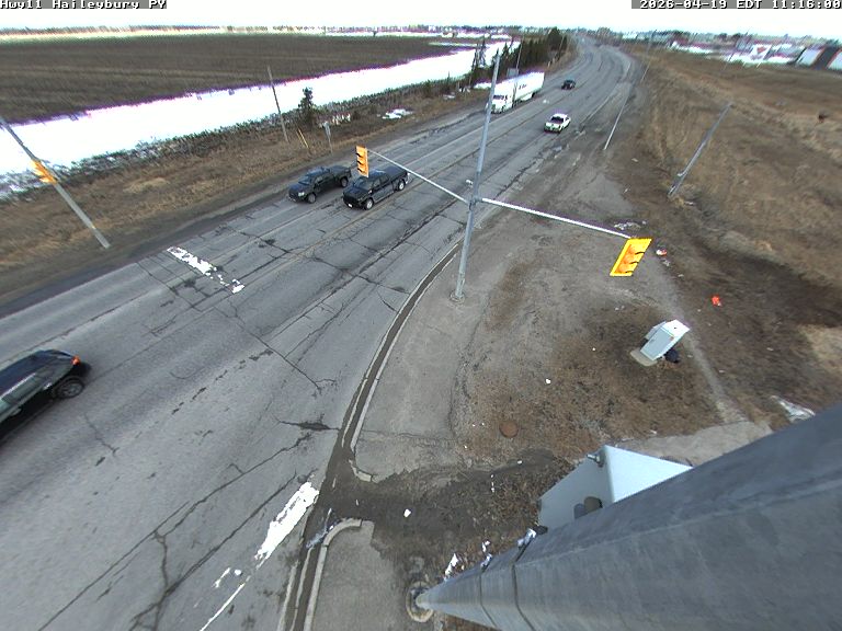 Highway 11 at Highway 65 — Looking North