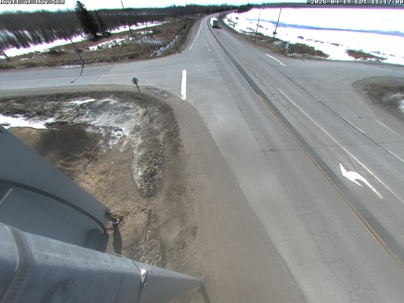Highway 11 at Highway 569 — Looking South