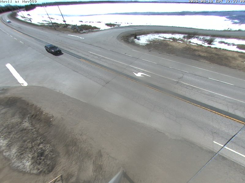 Highway 11 at Highway 569 — Looking Down