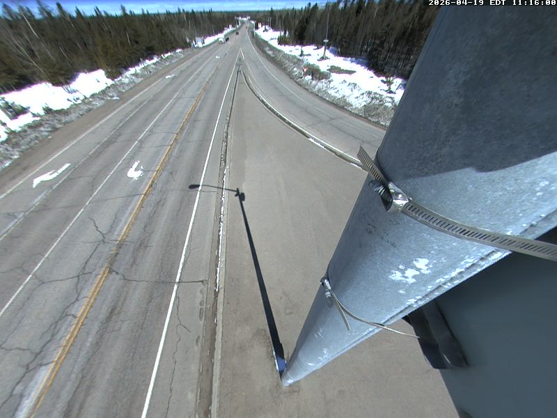Highway 11 at Highway 66 — Looking North