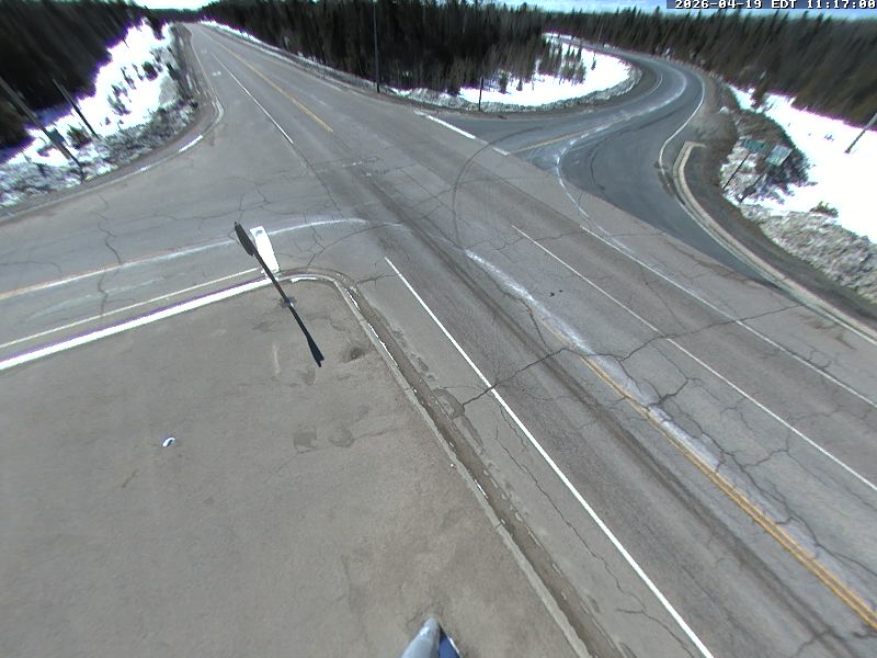Highway 11 at Highway 66 — Looking South