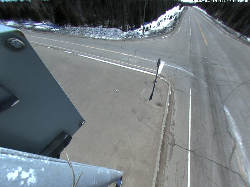 Highway 11 at Highway 66 — Looking East