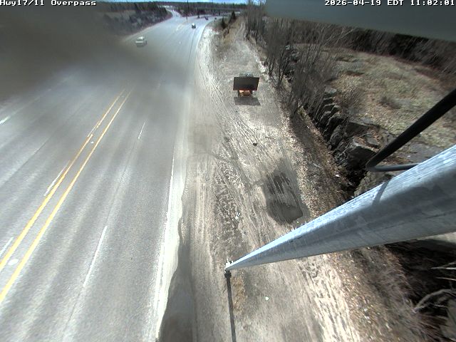 Highway 17 at Highway 11 Overpass — Looking South