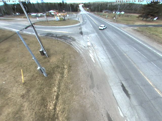 Highway 17 at Highway 531 — Looking West