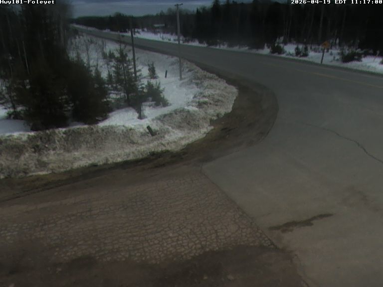 Highway 101 near Foleyet — Looking East
