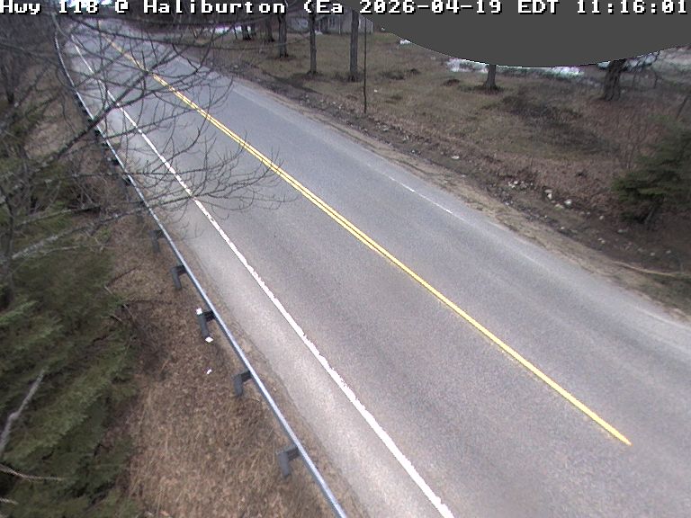 Highway 118 at Skyline Park Road — Looking East