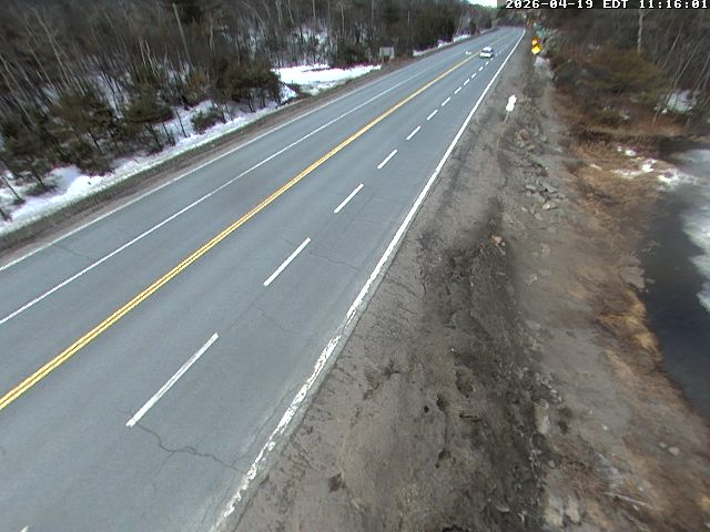 Highway 144 at Municipal Road 8 — Looking North