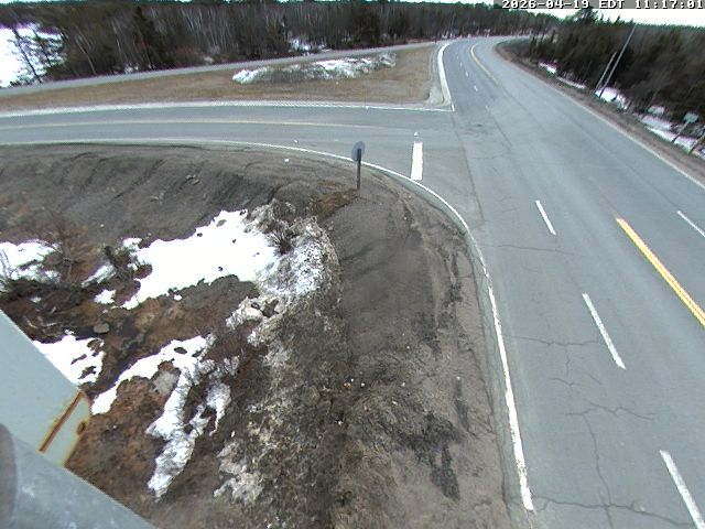 Highway 144 at Municipal Road 8 — Looking South