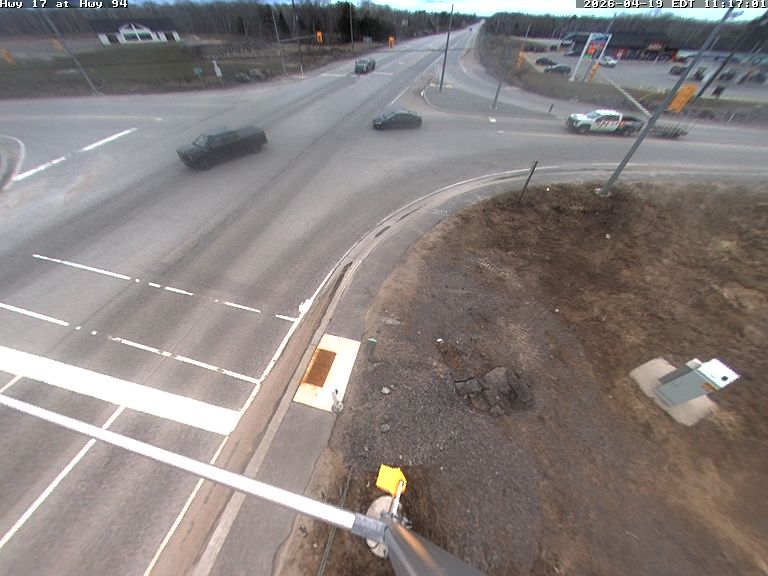 Highway 17 at Highway 94 — Looking East