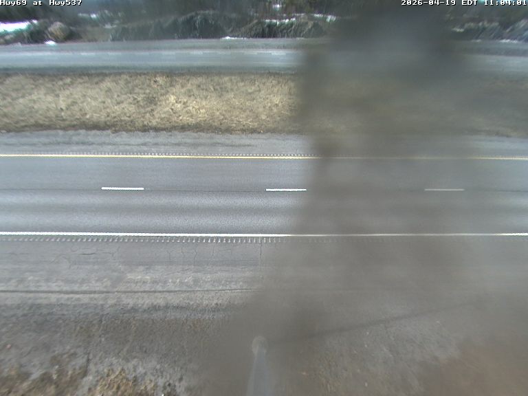 Highway 69 at Highway 537 — Looking West