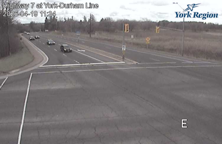 Highway 7 at York/Durham Line