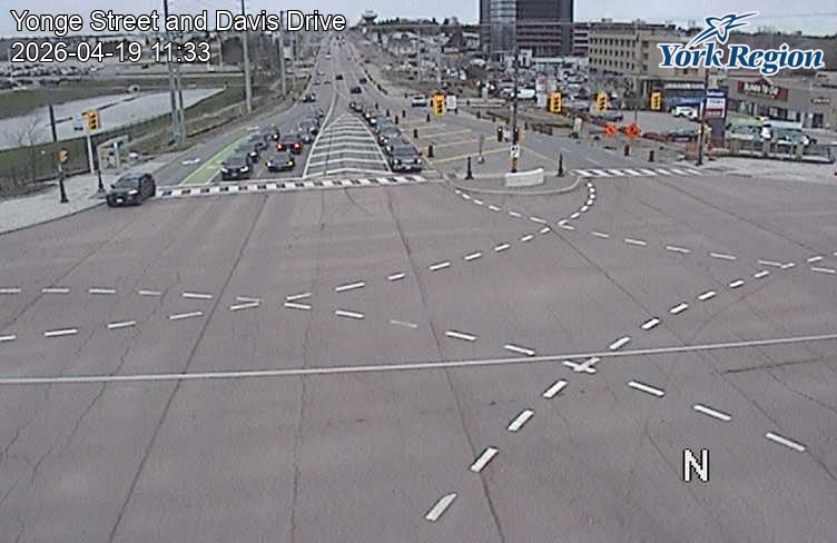 Highway 9 at Yonge Street