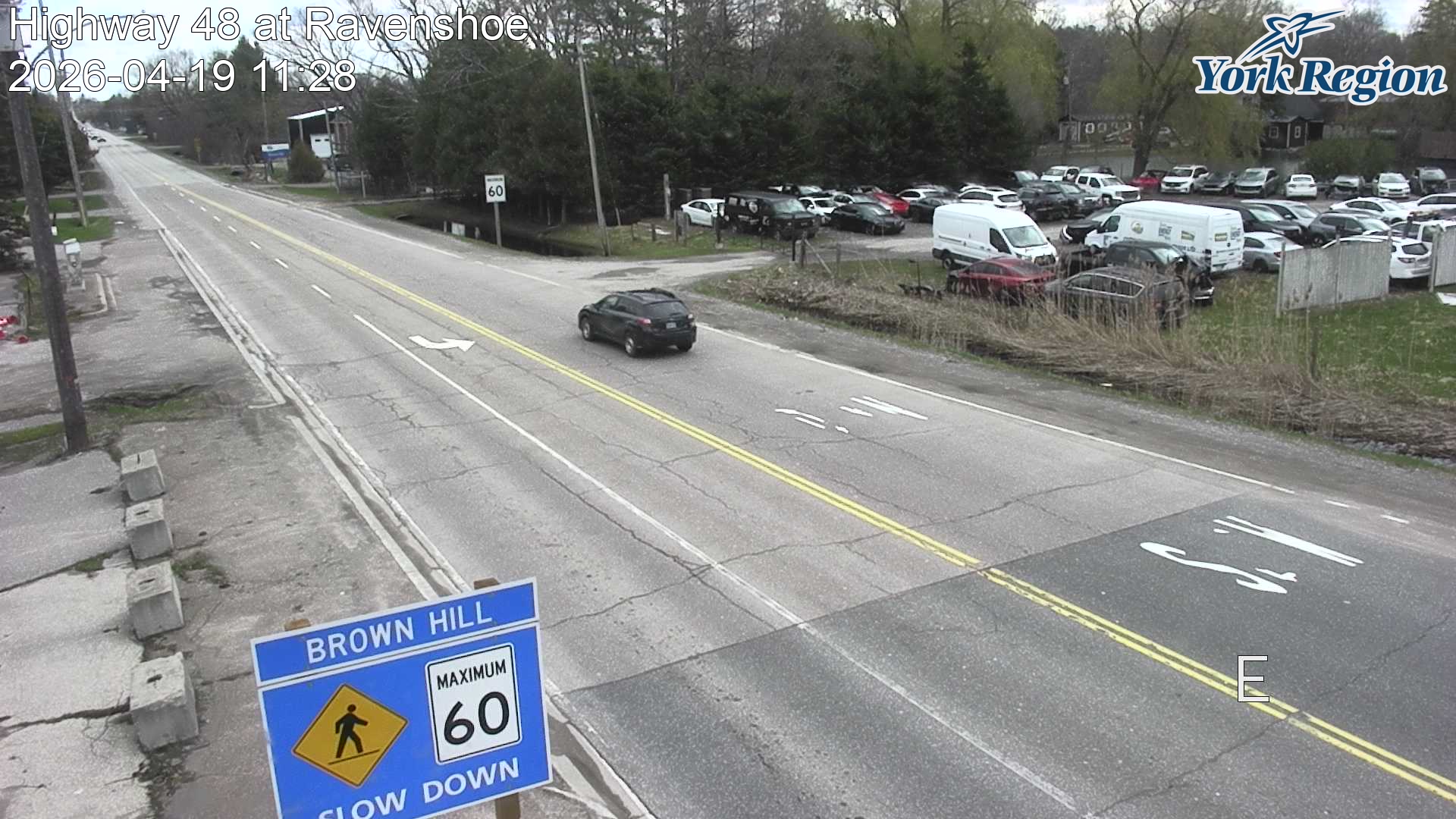 Highway 48 at Ravenshoe Road