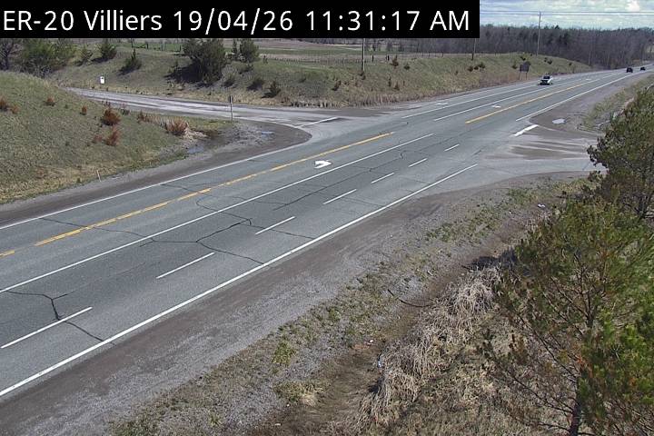 Highway 7 near Villiers Road — Looking East