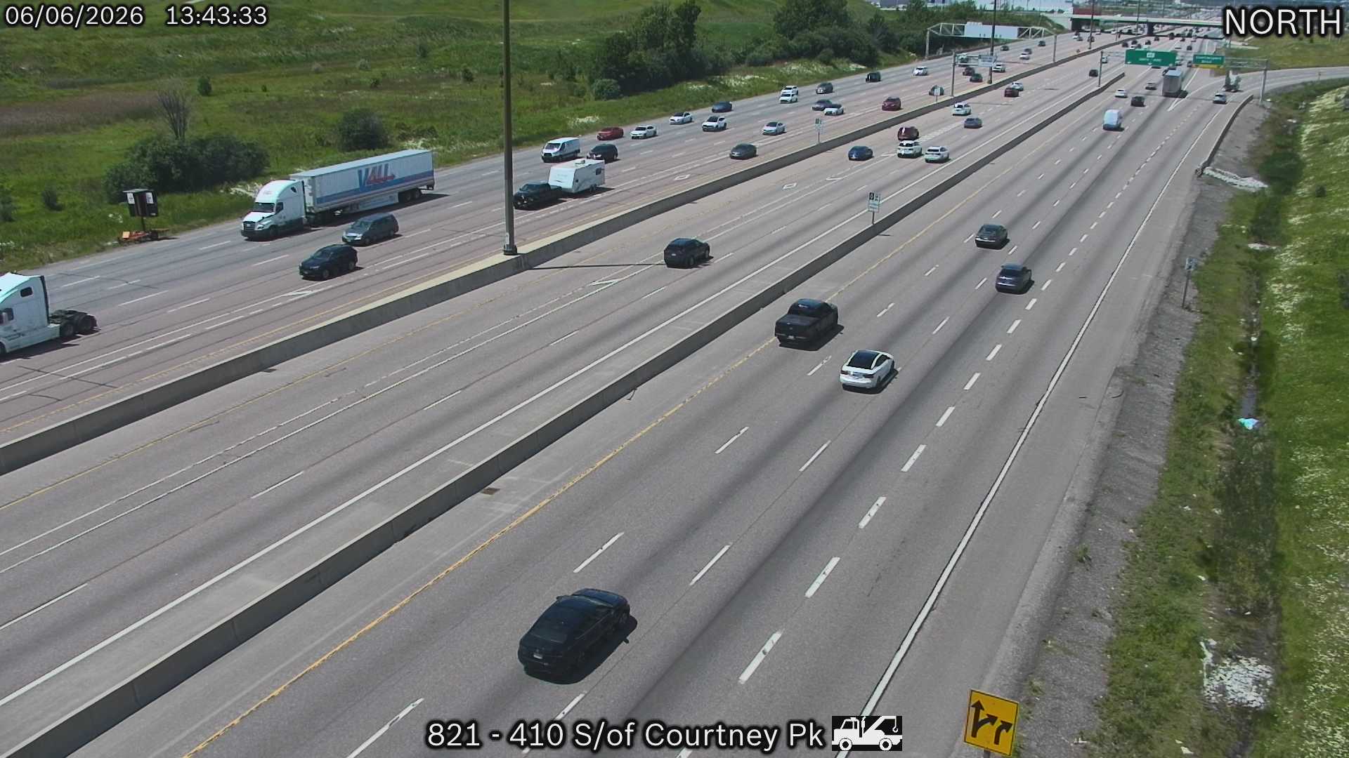 Highway 410 South of Courtneypark Drive
