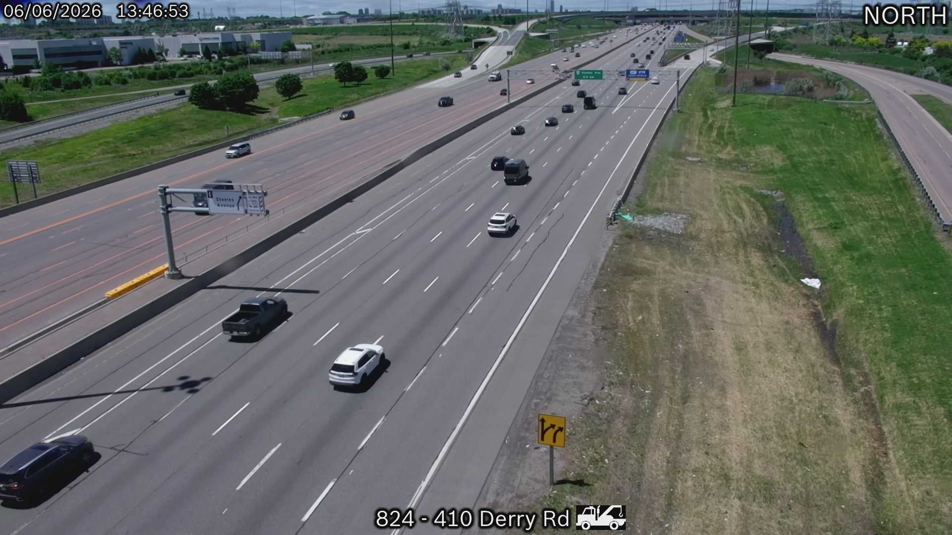 Highway 410 near Derry Road