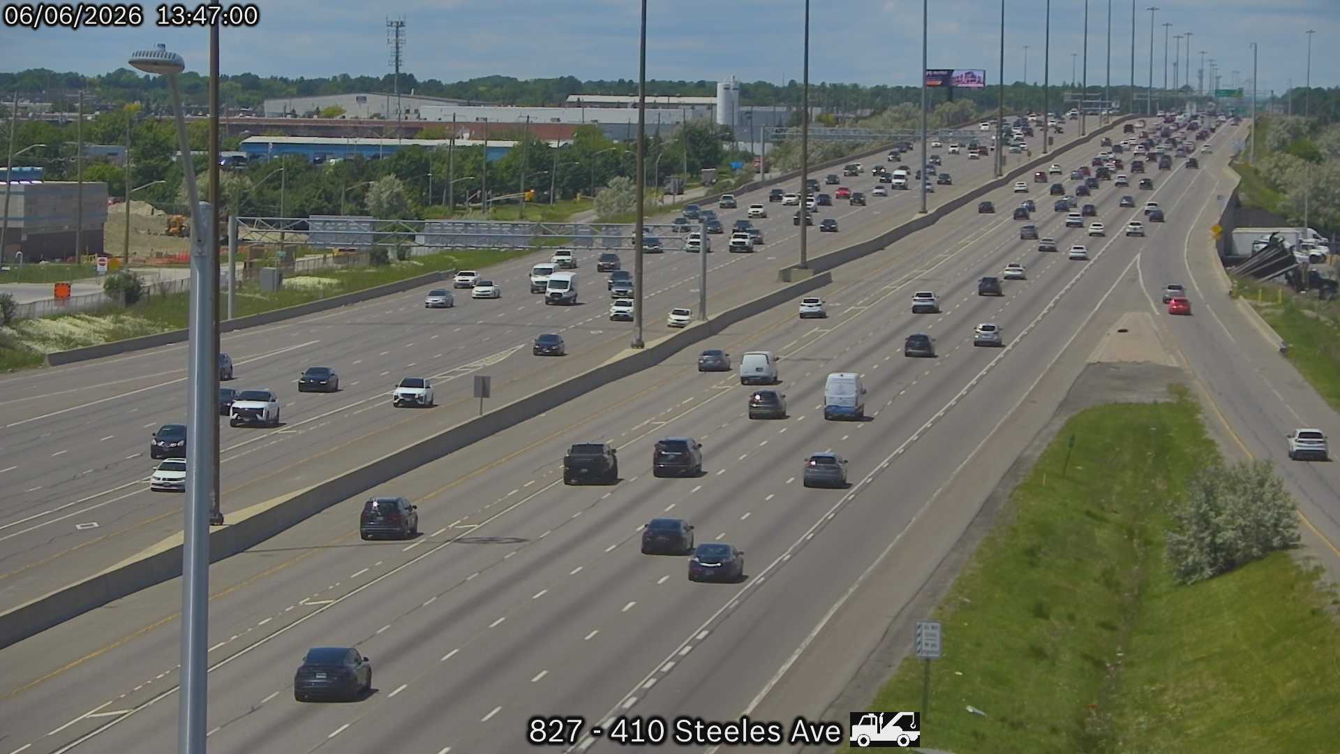 Highway 410 near Steeles Avenue