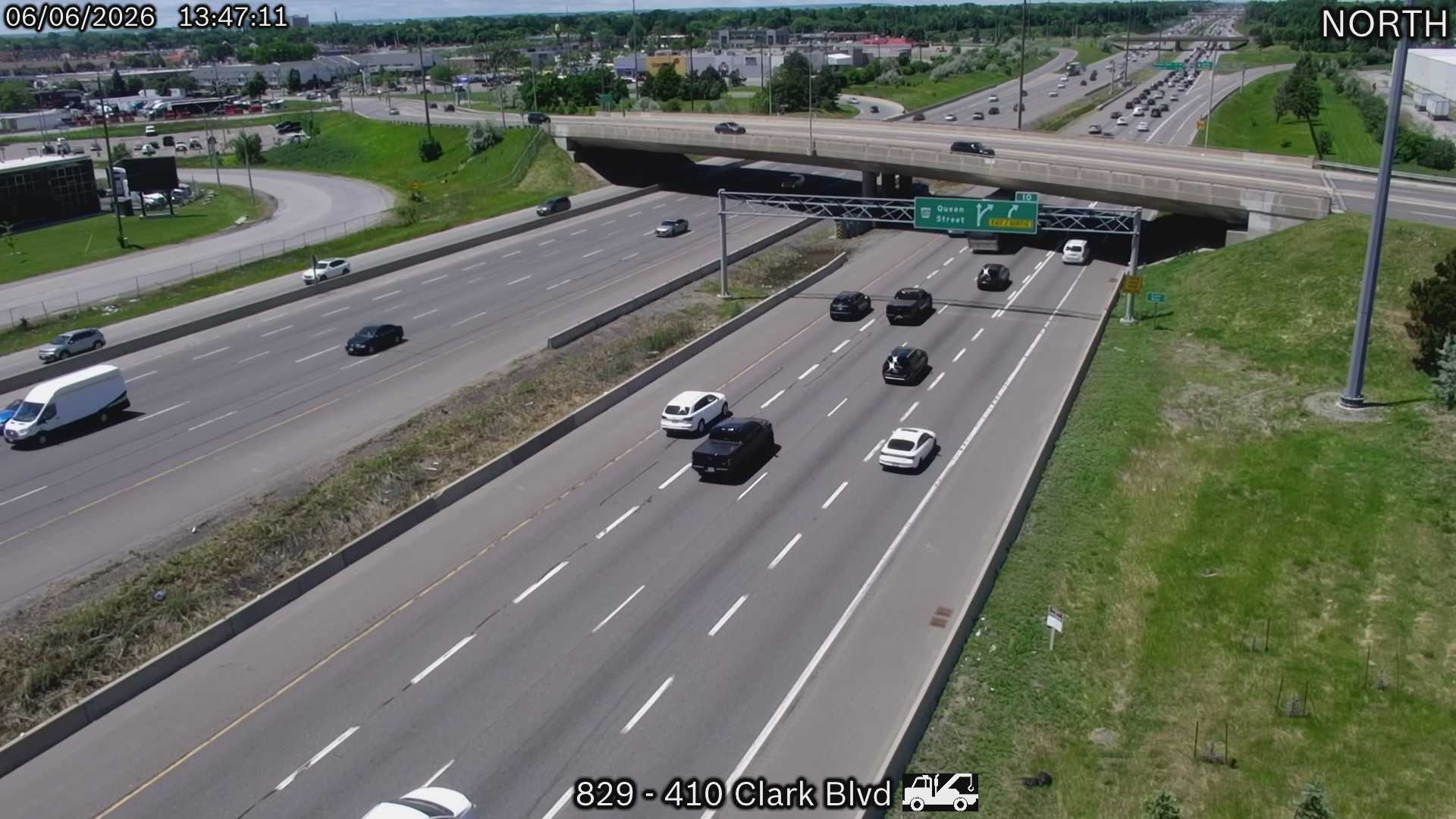 Highway 410 near Clark Boulevard