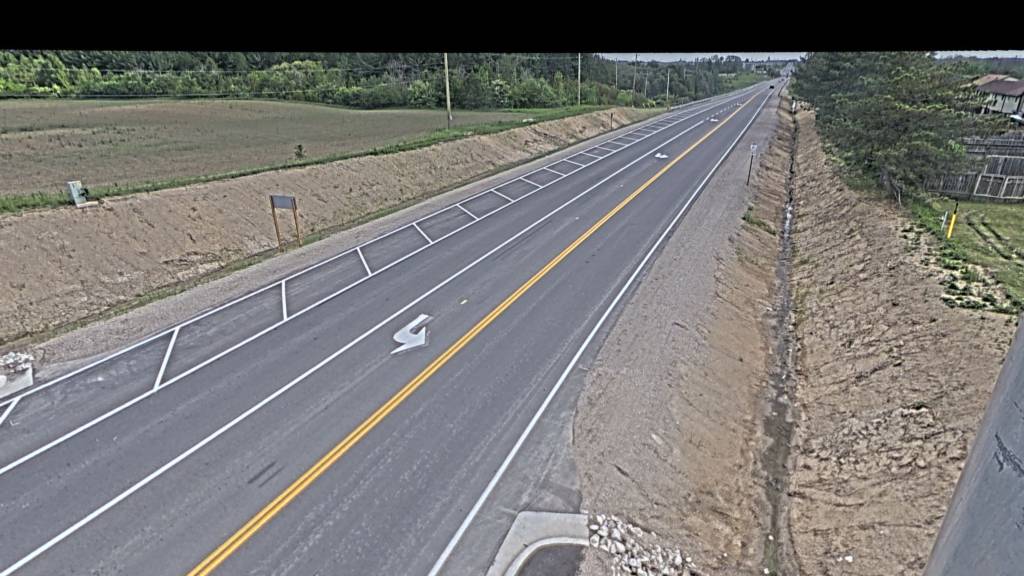 Highway 21 at Russel Street — Looking South