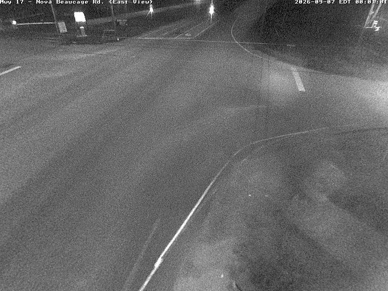 Highway 17 at Nova Beaucage Road — Looking West