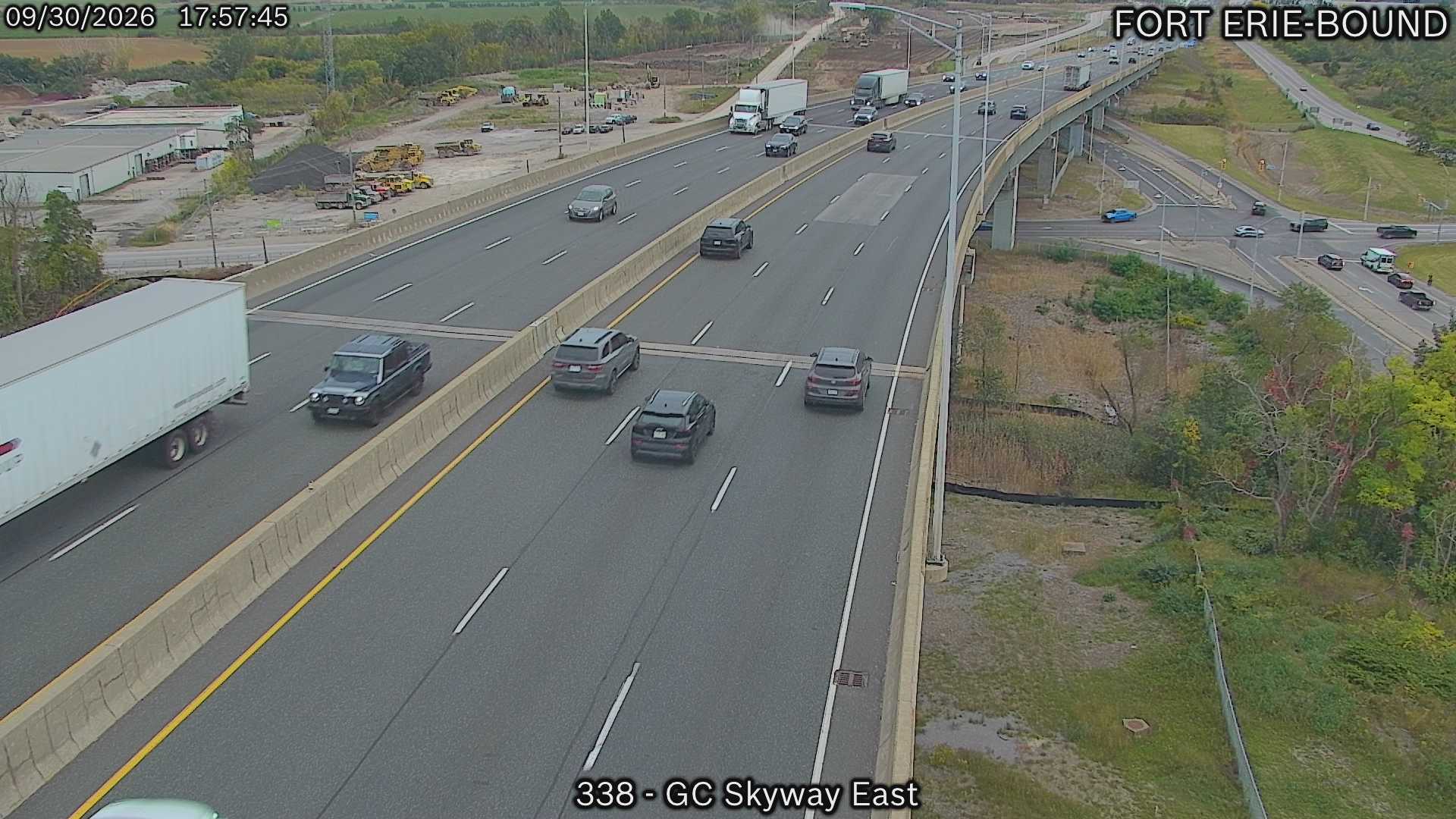 Live traffic camera: QEW