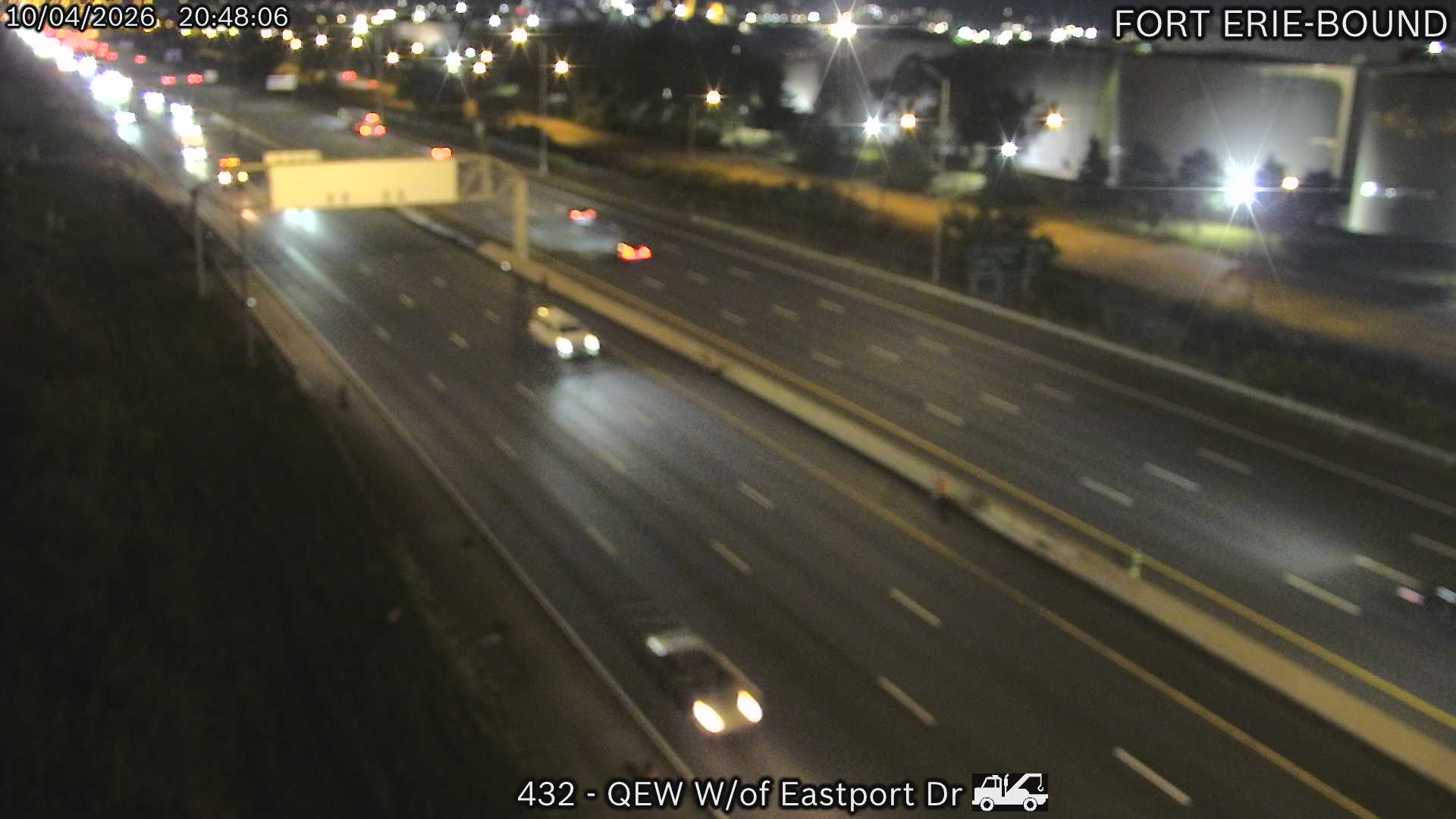 QEW West of Eastport Drive