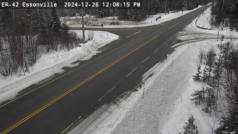 Live Traffic Camera of Highway 118 West of Essonville Line