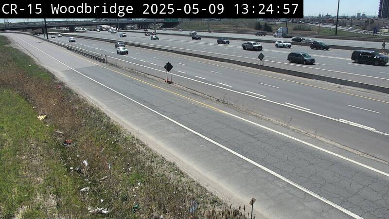 Traffic Camera of Highway 400 near Hwy 7 Looking South
