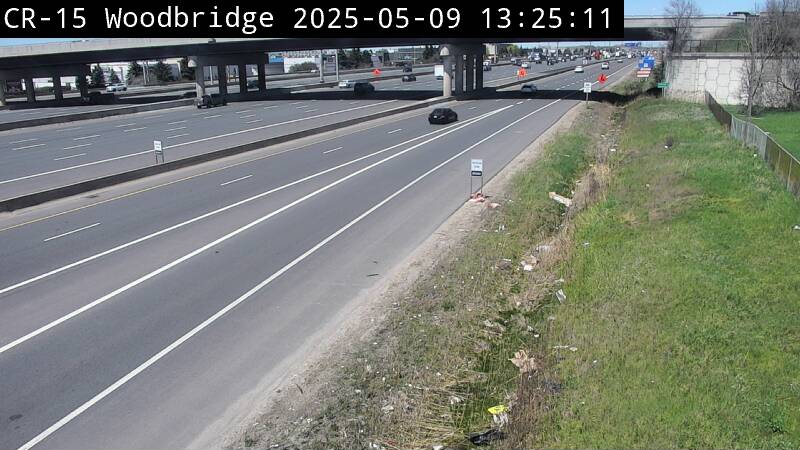 Traffic Camera of Highway 400 near Hwy 7 Looking North