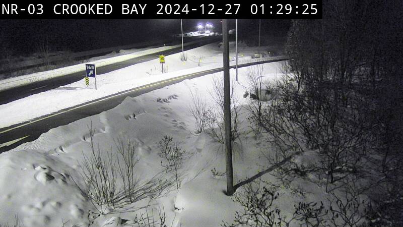 Traffic Camera Looking SOUTH Highway 400 near Bay Road