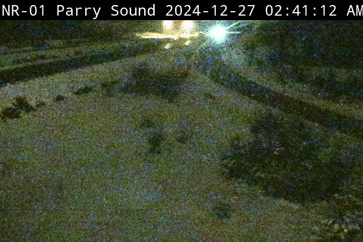 Traffic Camera Looking SOUTH Highway 400 at Highway 518 in Parry Sound