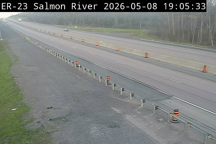 Highway 401 at Salmon River Bridge