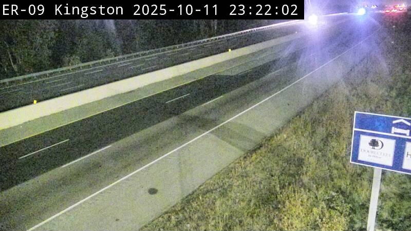 Live Traffic Camera of Highway 401 near Highway 38 looking East
