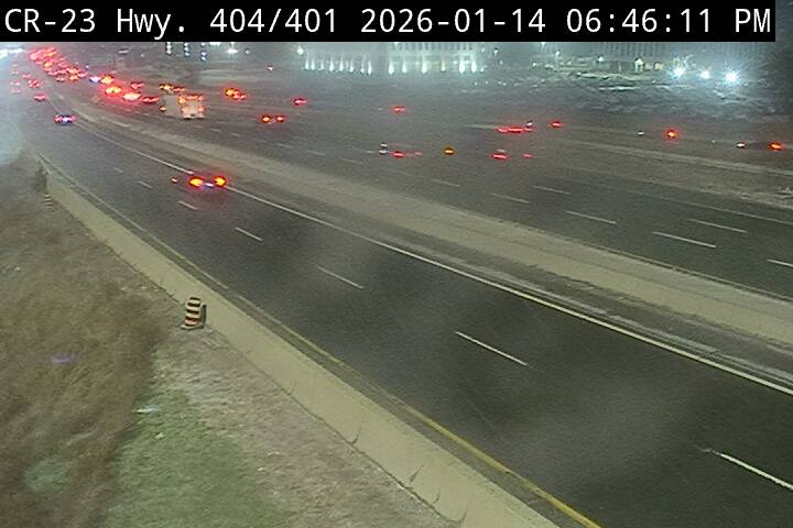 Highway 404 near Highway 401